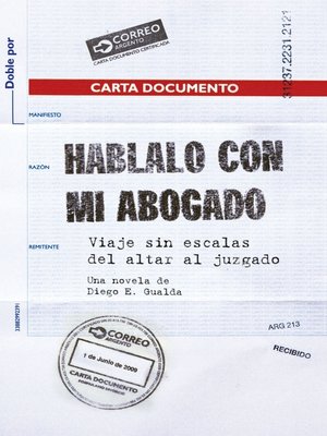 cover image of Hablalo con mi abogado